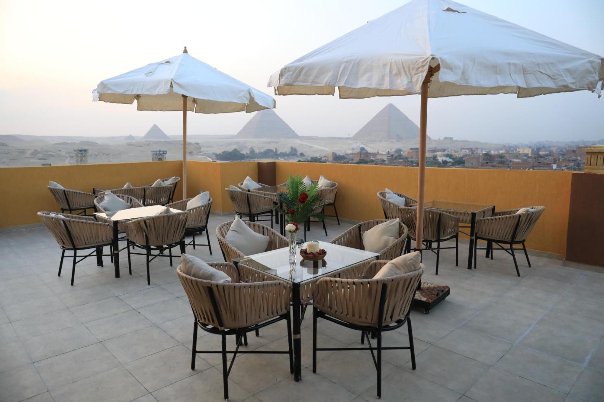 Pyramids Heart Hotel Kafret el-Gabal エクステリア 写真