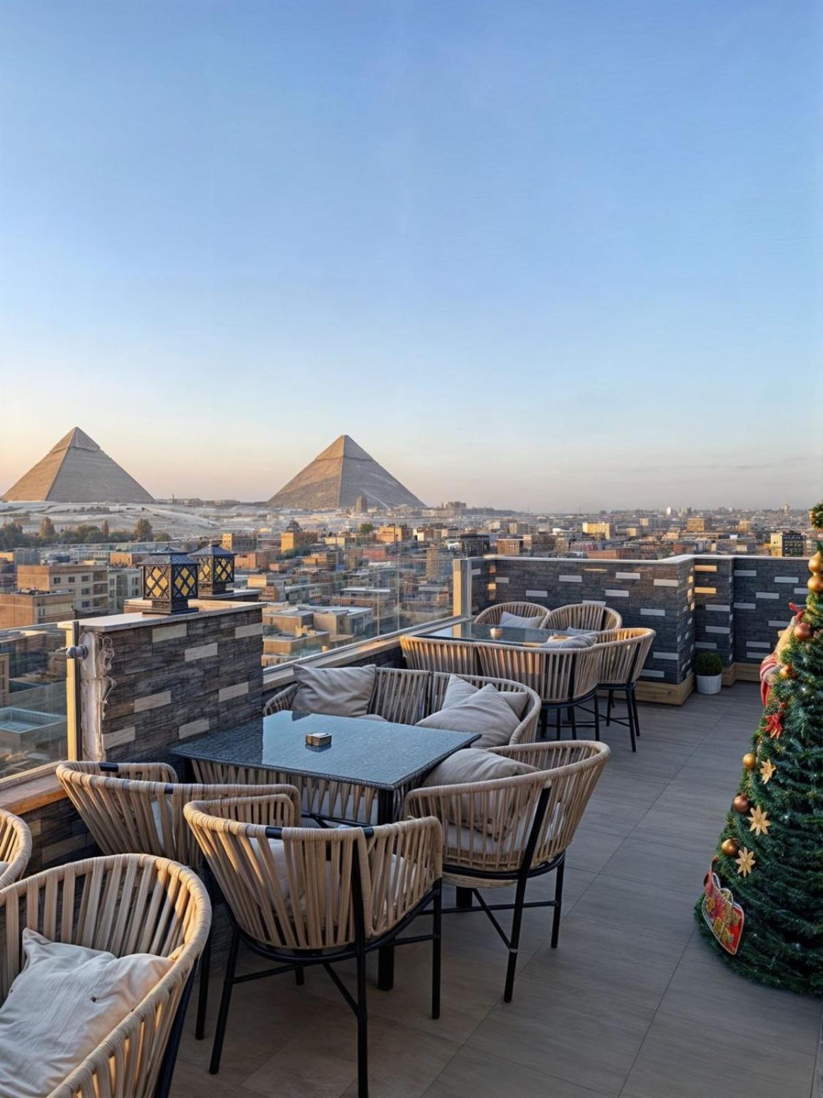 Pyramids Heart Hotel Kafret el-Gabal エクステリア 写真